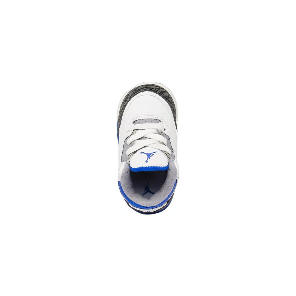 Air Jordan 3 Retro TD Racer Blue Baby Sneakers White Black Cement-Grey 832033-145