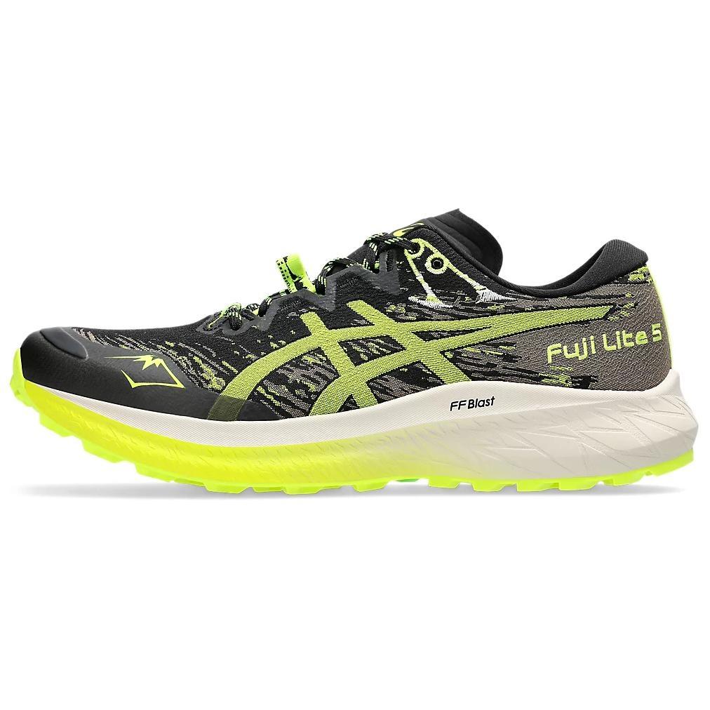ASICS Fuji Lite 5  Black Safety Yellow  Men s 1011B889-001 EU 44.5