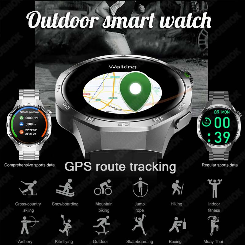 New Outdoor Sports SmartWatch Sleep Tracking Heart Rate Monitoring Blood Oxygen Measurement IP67 Waterproof Smart Watch Men
