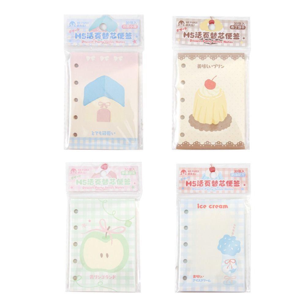Dessert Party Series Diary Notepad Multipurpose Scrapbook Paper Cute Sticky Note  School Stationery