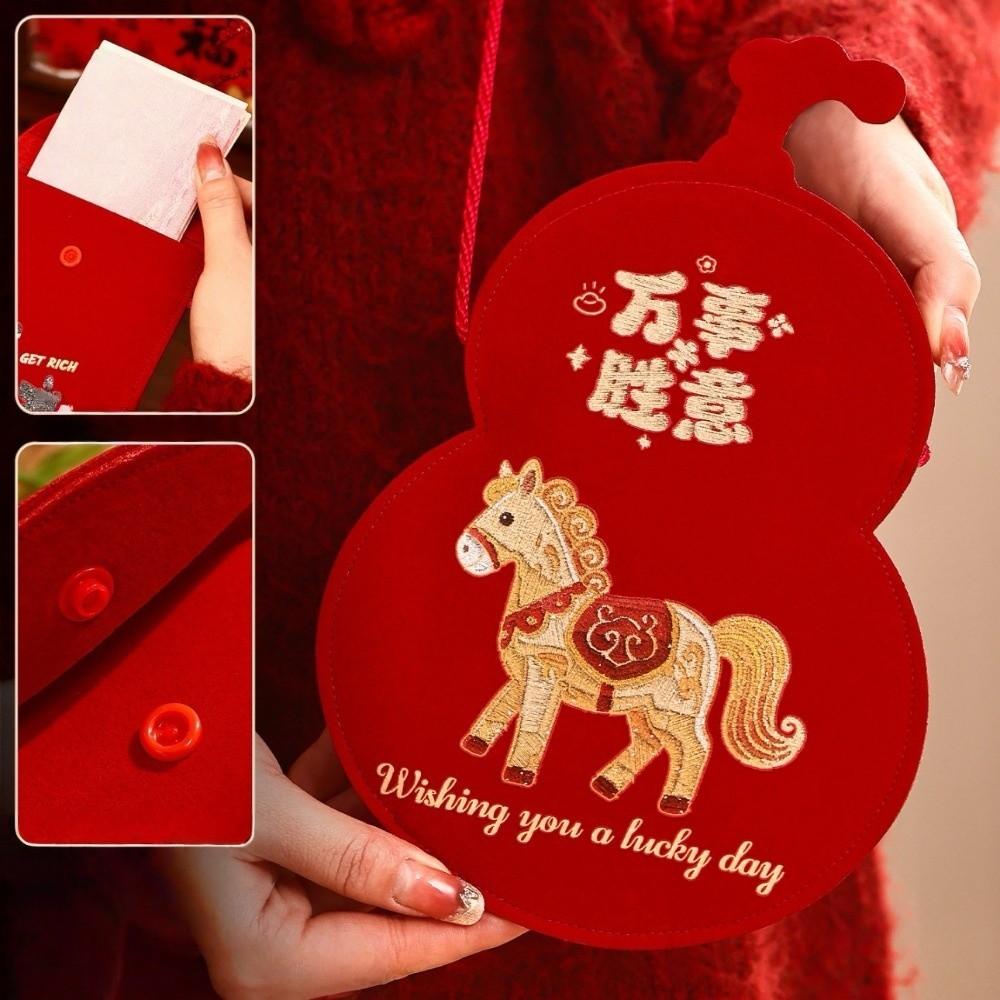 Chinese Style Cloth Red Envelope Cartoon Red Pocket Red Packet Gift Envelopes  Kids Gift