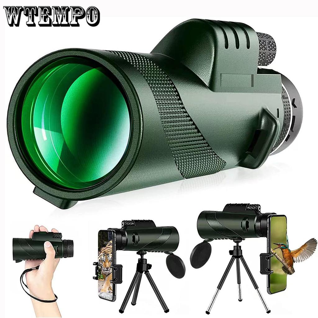 Phone Telescope with A Large Aperture of 80x100, High Magnification and High-definition Outdoor Low Light Night Vision