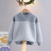 Cute Striped Mink Sweaters for Boys and Girls for Fall/Winter—Warm Knitwear for Kids