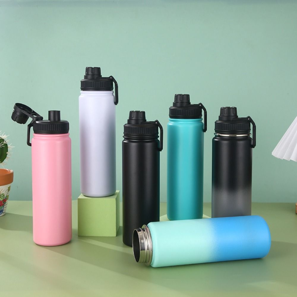 Stainless Steel Insulated Water Bottle 800ml Vacuum Flasks Outdoor Cup Insulated Tumbler  Office