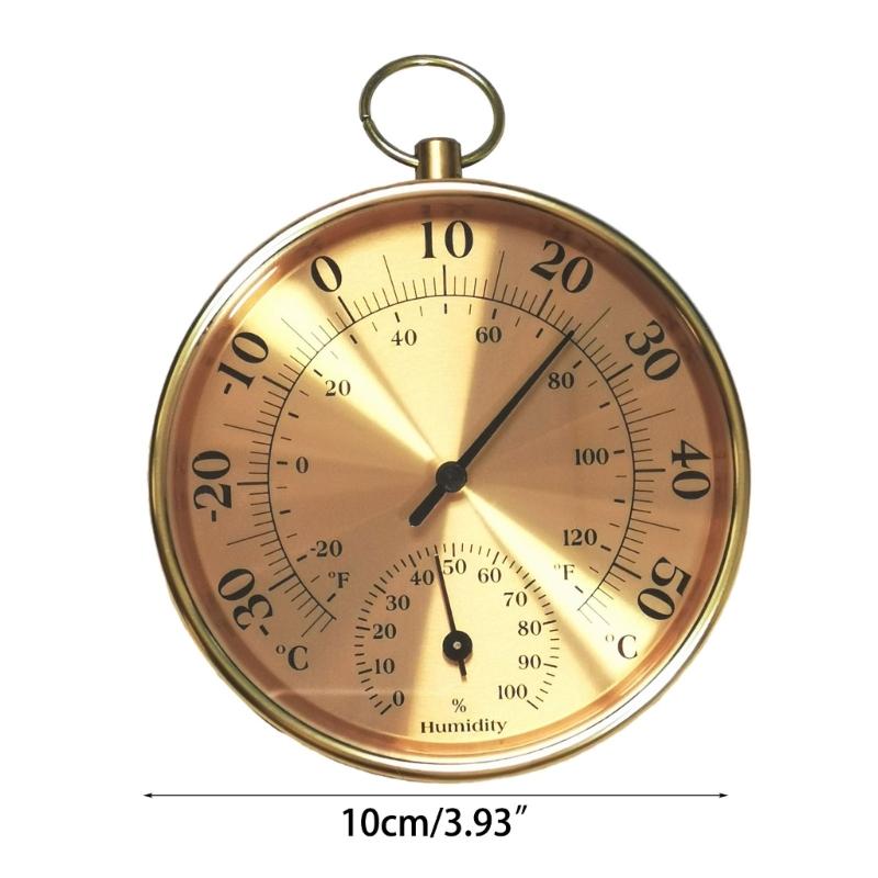 10cm Thermometer Hygrometer Accurate Temperature and Humidity Monitor Gauge