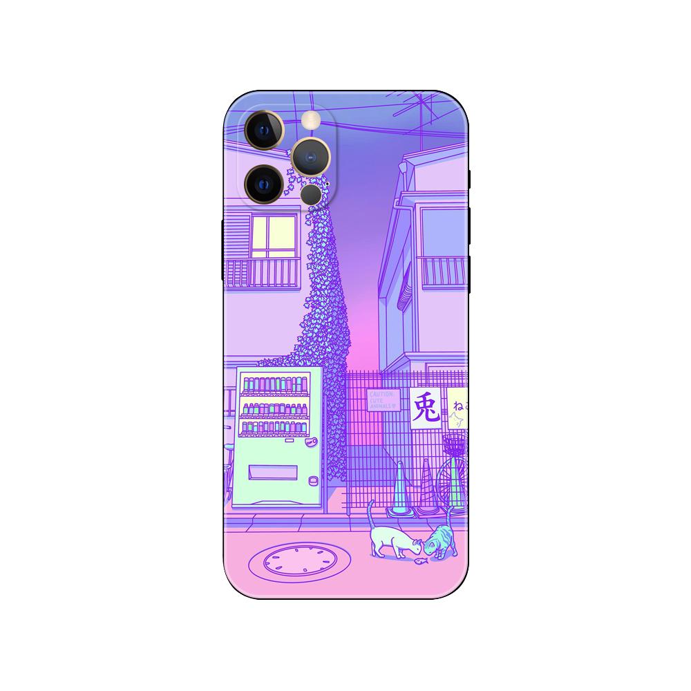 

Японский эстетический чехол Paradise для iPhone 5 2020se 6 6s 7 8 plus x 10 XR XS 11 12 13 mini pro MAX, черная задняя крышка из ТПУ iphone 13pro MAX