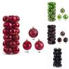 Christmas Holiday Ornaments Pack With Bright Plastic Balls For Tree Decorating And Gifts
