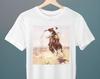 Ein böser Hoss, Charles Marion Russell Gemälde, Unisex T-Shirt, Kunst T-Shirt, Pferd, Geschenk für sie, Geschenk für ihn, Geschenk für Kunstliebhaber