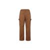 Jordan Jumpman Solid Mid-Rise Zip Straight Fit Cargo Pants Men Bottoms Brown FB7306-281