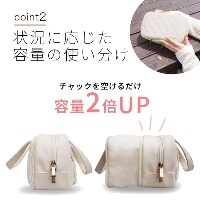Colulu Große Kapazität Windel PU Baby-Feuchttücher Baby-Windel Windel Großer Windel-Organizer und Feuchttücher Gesteppt Baby Perfekt für Ausflüge Tasche, Leder, Tasche,