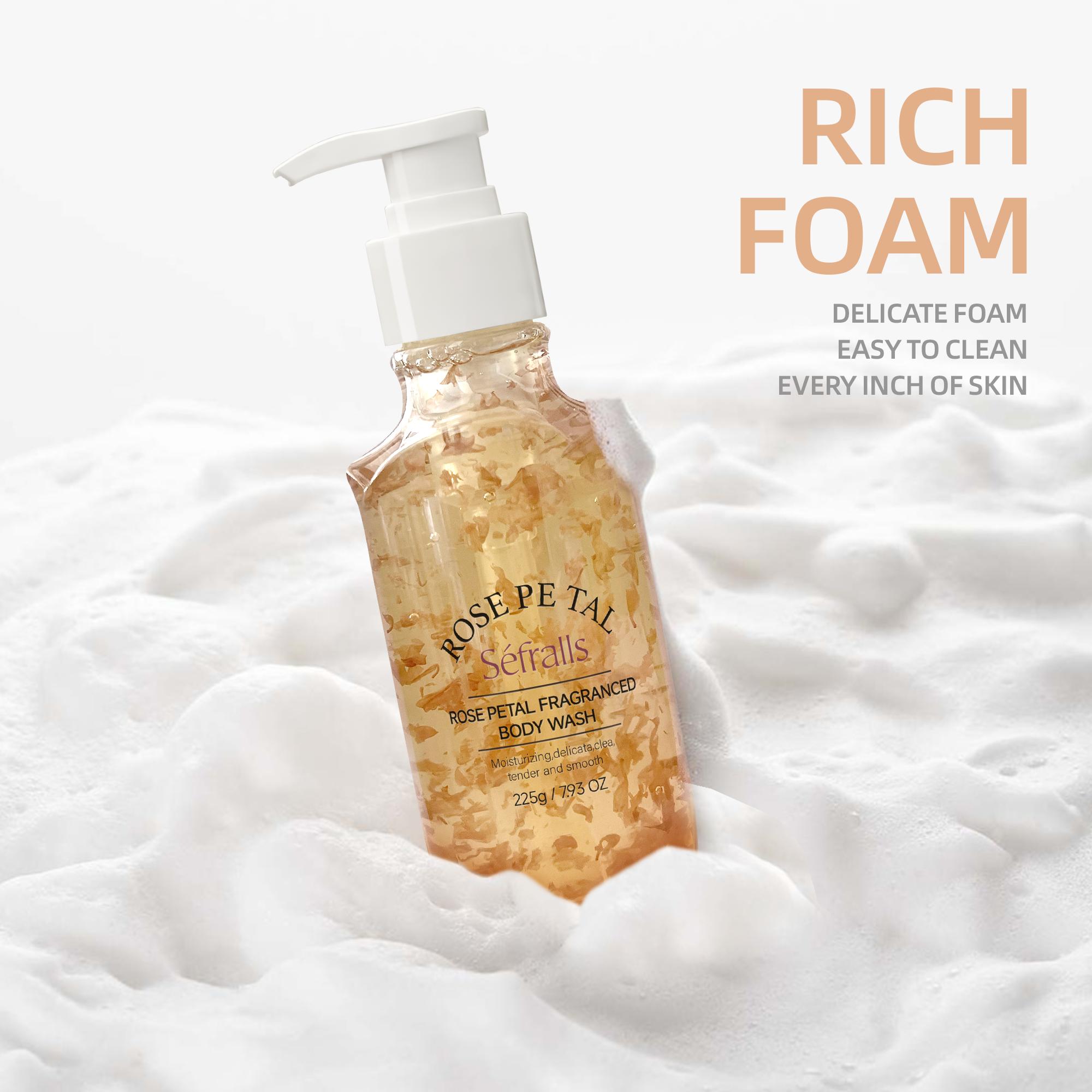 Гель для душа Séfralls Petal Fragrance 225 г * 2 шт. Гель для душа с ароматом лепестков — фото 4