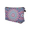 Damen Make-up Tasche Vintage Mandala Print Kosmetiktasche Leichte Clutch Münzfach Reißverschluss Tragbare Make-up Tasche Kulturtasche