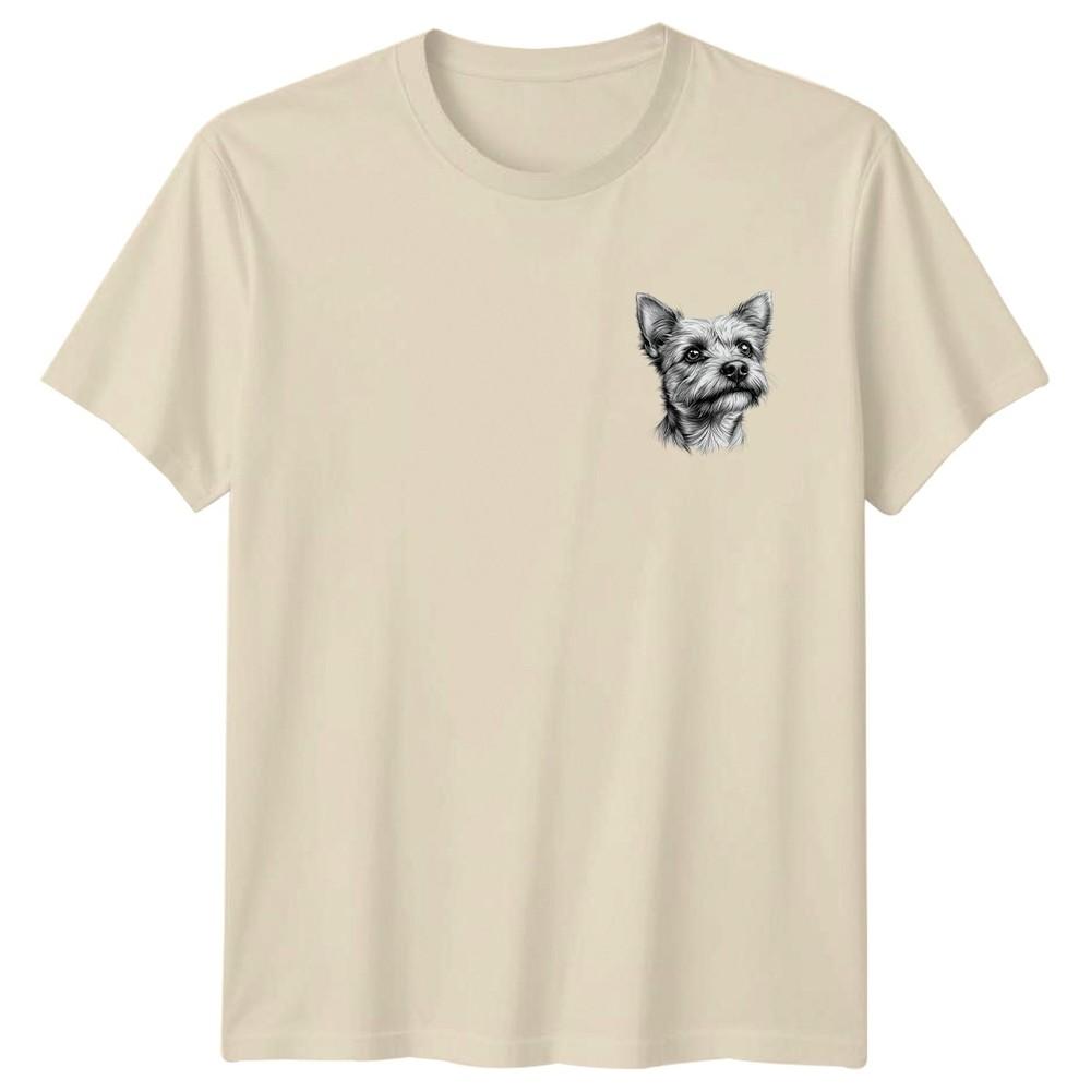 Yorkshire Terrier Cane Animali Unisex T-Shirt Unisex Tee Grafica Unisex Top