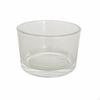 Empty Candle Jar Table Centerpiece DIY Container Thick Bottom Clear Glass Votive Cup for