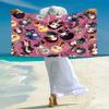 Japanese artist Koyoharu Gotouge's Demon Slayer beach towel, outdoor camping vacation swimming beach towel, outdoor absorbent bath towel blanket K18
