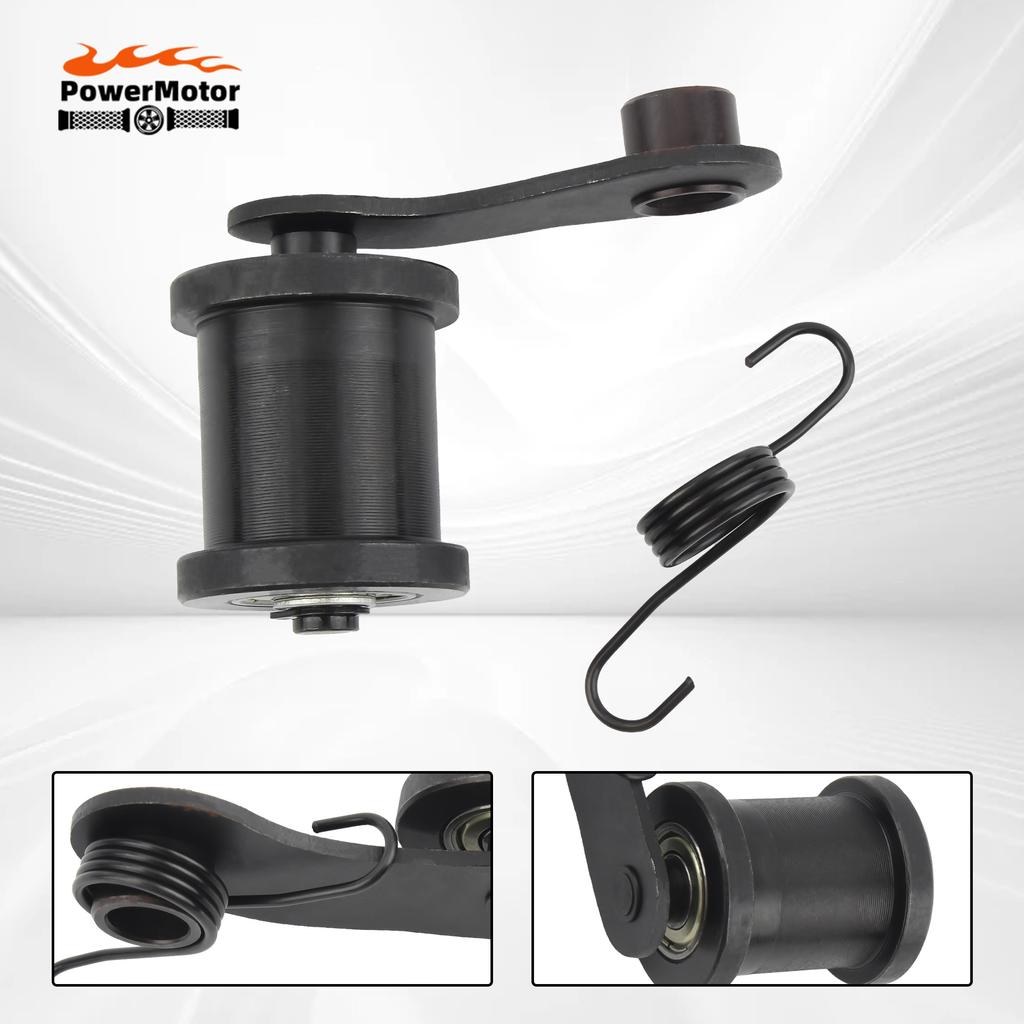 Motorcycle Chain Tensioner Spring Roller Slider Guide Adjuster Wheel Pulley Kit Fit For Dirt Pit Mini Bike Moto ATV Quad Scooter