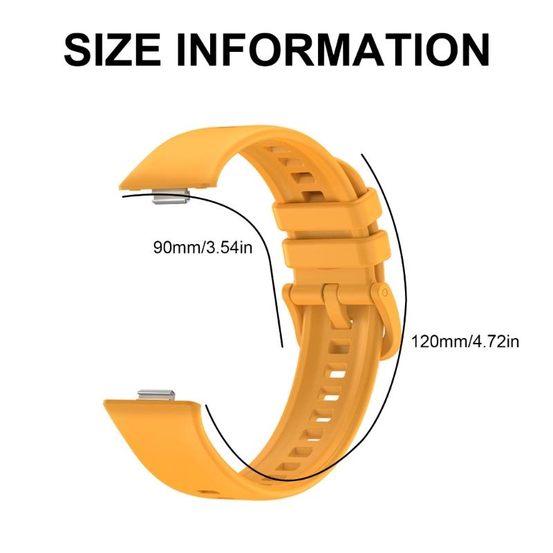 Upgrades Silicone Watch Band Flexible Silicone Watch Strap Stylish Silicone Watch Band Portable Strap for Watch fit3
