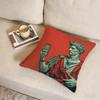 A-Ancient Roman Sculpture Art Cushion Cover Fabric Soft Furnishing,Pillowcase, Cushion Cover, Sofa Pillow, Home Decoration