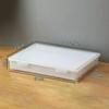 1 Stück A4 Größe Klare Aktenordnerboxen mit Deckel-Transparente Dokumentenaufbewahrungsbehälter für Büro Heimorganisation