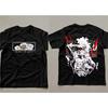 One Piece Joint Tshirt Summer New Unisexs Anime Printed Loose Casual American Street Hip Hop Trend Parentchild Clothing
