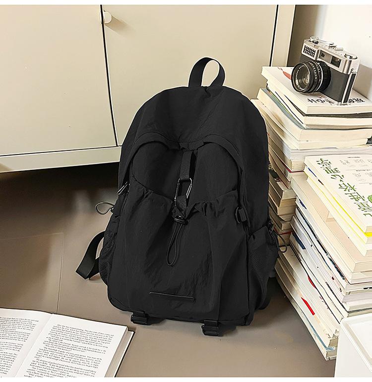 Schoolbag Lightweight Multi-Pocket Neutral Wind Men's and Women's Backpacks Commuter Travel Large Capacity Junior High School Student Backpacks Tide