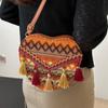 High-end Textured Woven Bag for Women New Trendy Crossbody Bag for Women Ins Niche Tassel Shoulder Bag for Women