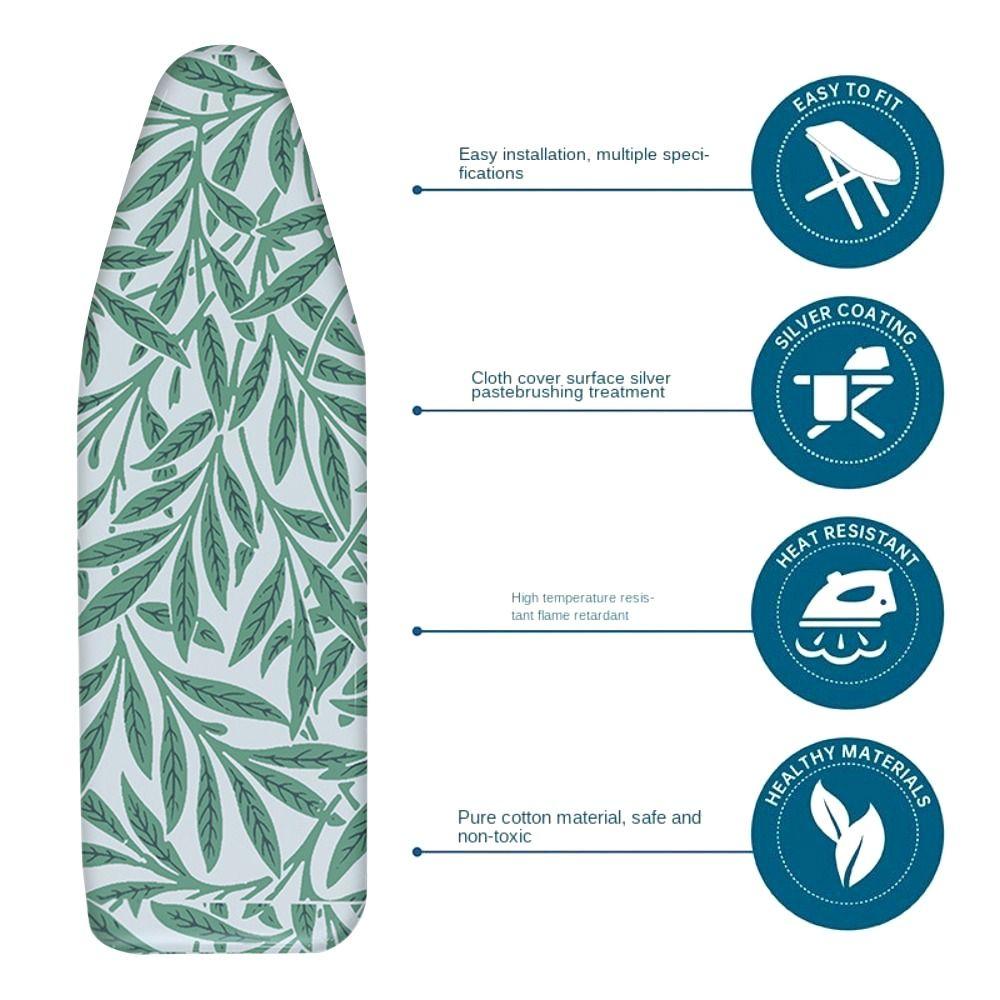 1 funda para tabla de planchar con borde elástico, resistente a las manchas, para mesa de planchar