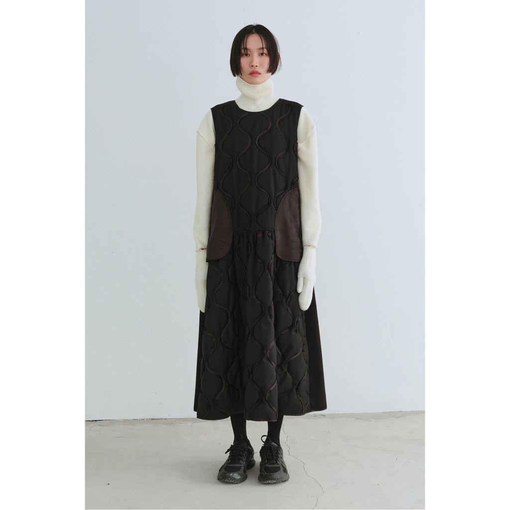Recorde Quilting Voluminous Dress_Rqdaw23540Bkx