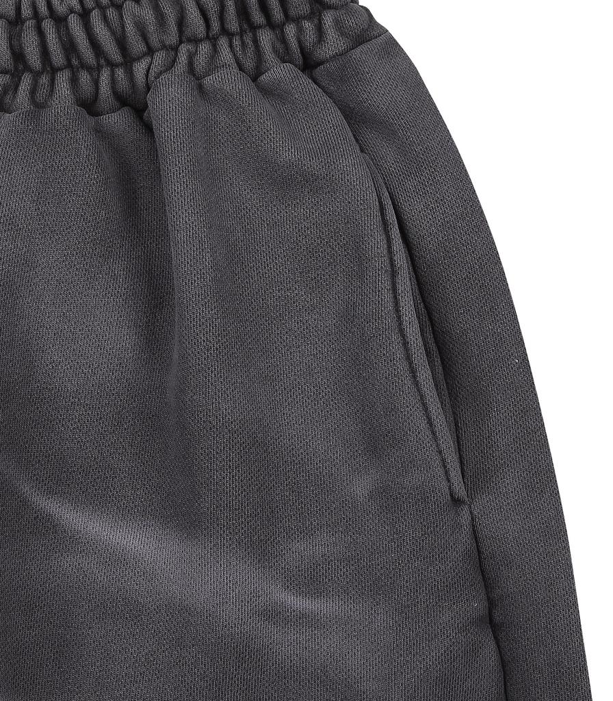 Beulluing Blueing Pigment Glow Wide Sweatpants[Charcoal]