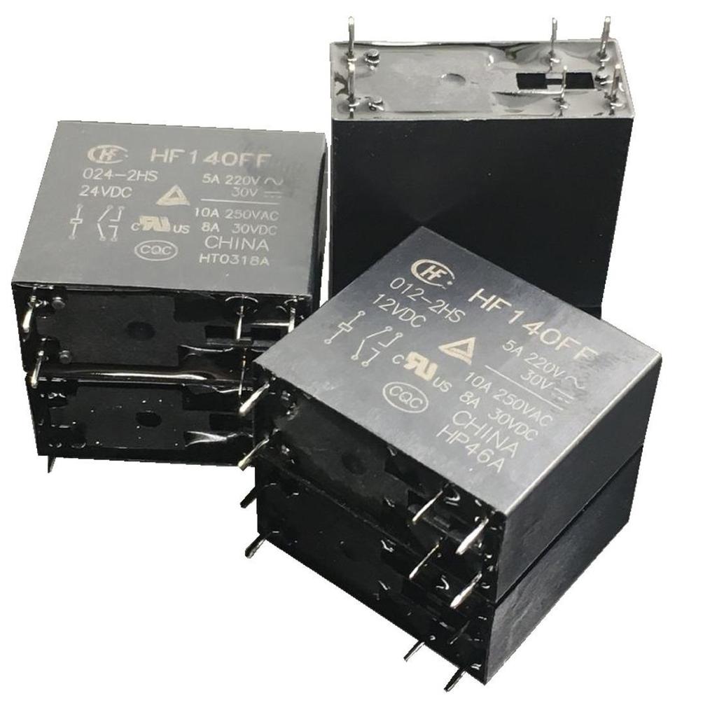 Hongfa Power Relay HF14FF-012-1HS, 4-Pin 10A, Normally Open, G2R-1A-12VDC Replacement.