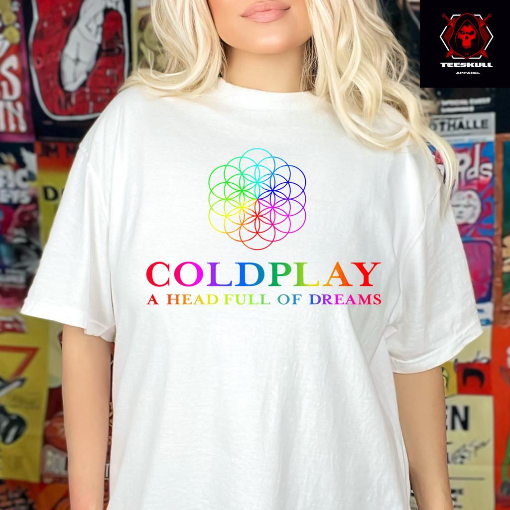 Coldplay A Head Full of Dreams Rock Band Tee Unisex Cotton T-shirt S3XL