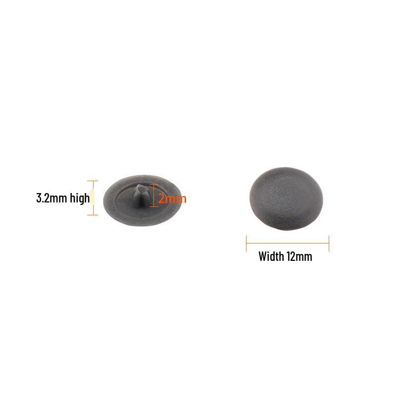 Decorative Plastic Screw Caps for Furniture and Wardrobes - Three-in-One Design