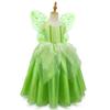 Girls Princess Tiana Dress Up Costume Cosplay Princess and The Frog Clothing Birthday Party Halloween Fancy Ball Gown