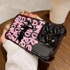Creative Stylish English Letters Case for Apple iPhone 17 Pro Max 11 13 15 16e Air 14 12 Plus 16 Pro Phone Cover