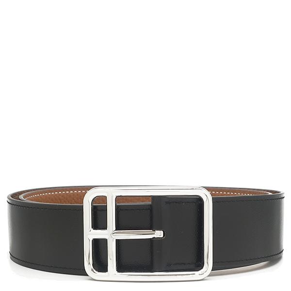 HERMES H081101CKAC085 Half Cod 38belt Box calf/Togo Array