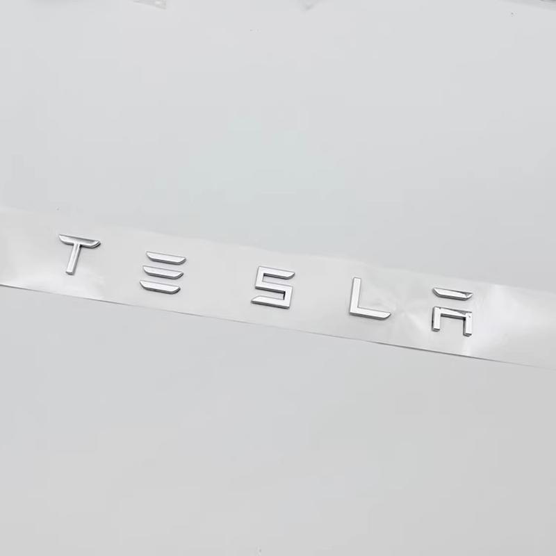 Tesla Car Emblem Stickers Auto Trunk Label Decoration Decals For Tesla Model 3 S X Y Cybertruck Roadster SpaceX P75D P85D P90D