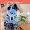 Stitch Plush Toy Backpack With Nylon Interior And Zipper Closure For Daily Use