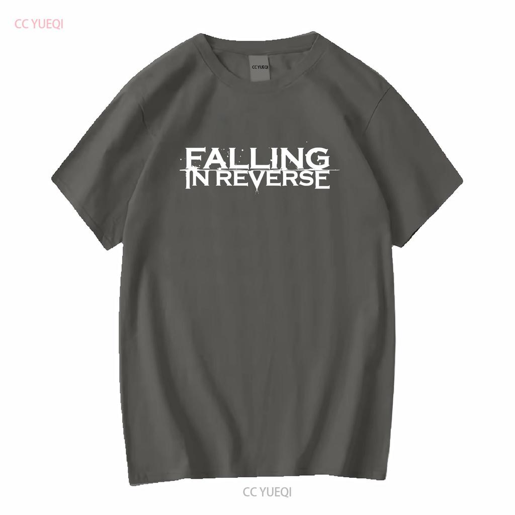 Falling in Reverse Logo T Shirt Cotton Black Men S to 5XL NB1609 vintage Washed Unisex Stylish Top For Everyday Wear Casual