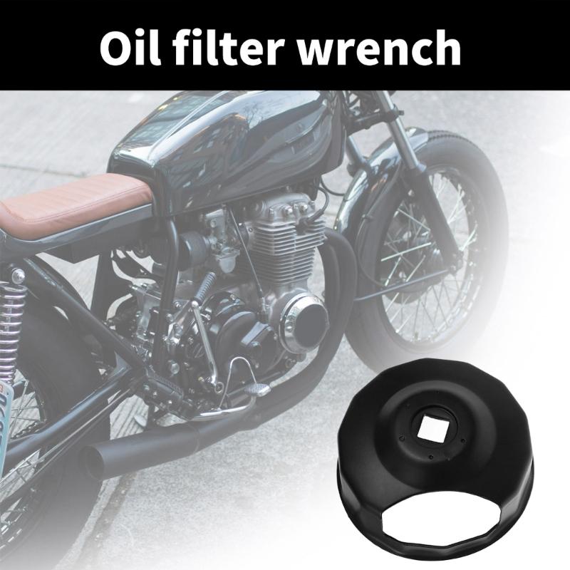 Fashion Look Oil Filter Wrench Spanner Removal Tool for Motorcycles, Enhanced Comfortable Handle with Easy Installation
