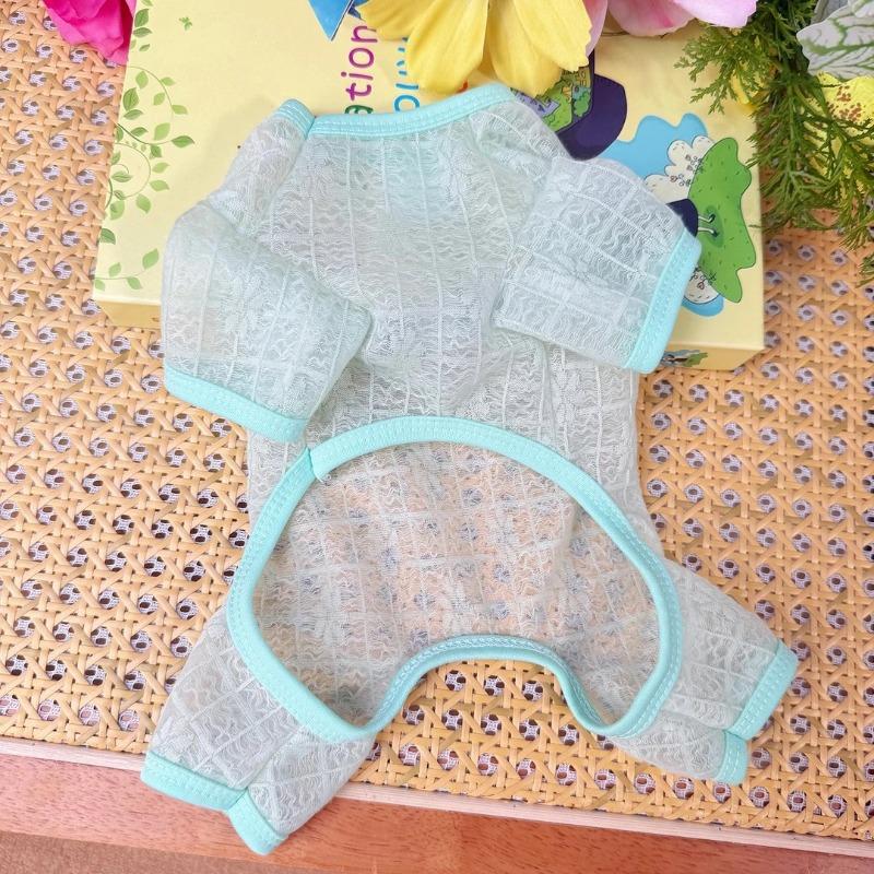 Abbigliamento per Cani - Rete Estiva Leggera Traspirante a Maglia - Indumento a Quattro Zampe per Animali Domestici - Raffreddamento e Protezione dal Calore