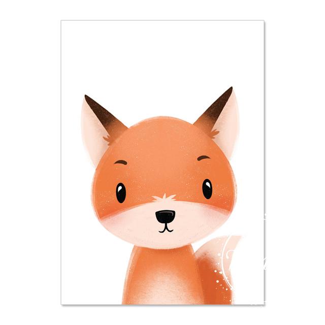 

Листы для украшения животных, настенные художественные плакаты, детские холсты, картины для детской комнаты, декоративные принты, настенные постеры без рамки 21*30cm No Frame