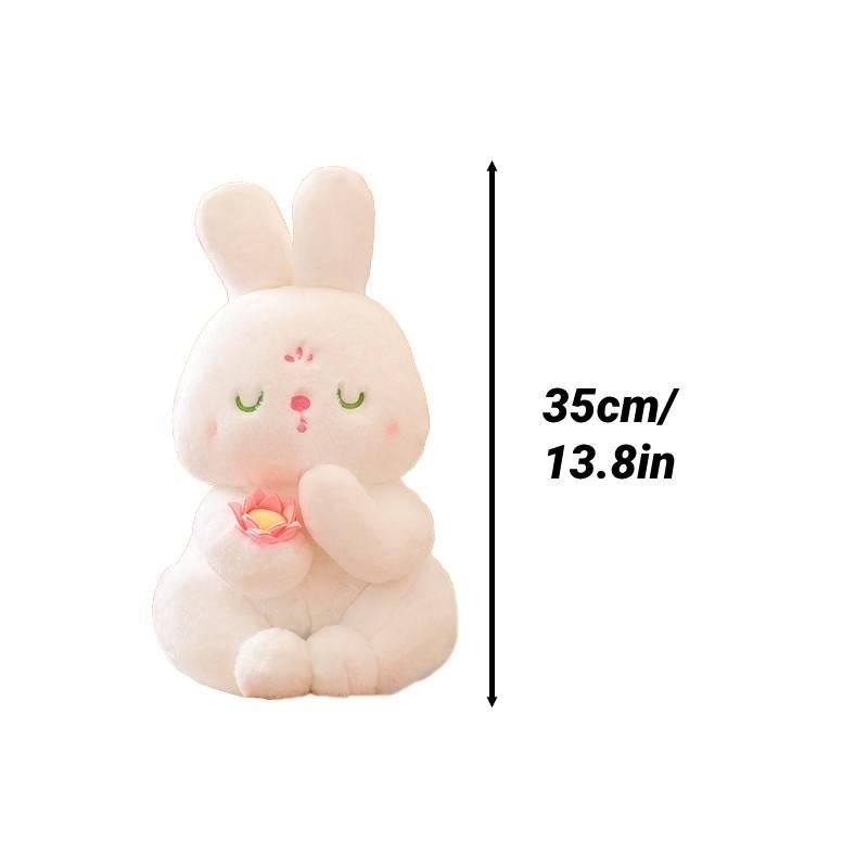 New Bunny Plush Toy Doll Soft And Fluffy Lotus Seat Cushion Sitting Rabbit Ideal Gift For Kids Bunny Plush)