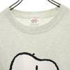 Peanuts 90s Old USA Made SNOOPY Short Sleeve T-shirt Gray Men's Used