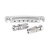6 String Guitar Roller Saddle Bridge Tailpiece Upper Lower String Bridge with Studs Tune-O-Matic Bridges Replacement