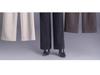 Women's Woolen High-Waisted Wide-Leg Pants - Versatile Spring/Autumn Style, Thickened with Elastic Back, Straight-Leg Trousers