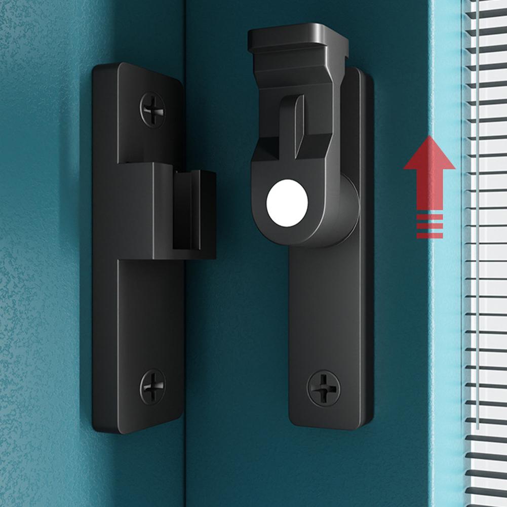 Door Lock Bolt Sliding 5 Color Option 90 Degree Accessories Door Buckle Zinc Alloy Complicated Procedures Zinc Alloy