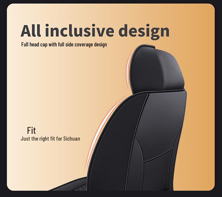 Jetour X70 Plus Cool Edition Bluebird Universal Car Seat Cushion - Full Leather, Diamond Pattern, Four Seasons.