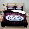 3PCS Football Club Ham-worthy Homes Bedding set,Ideal For1pc Duvet Cover And 2pcs Pillowcases Perfect for Christmas,Ideal for Bedroom, Dormitory