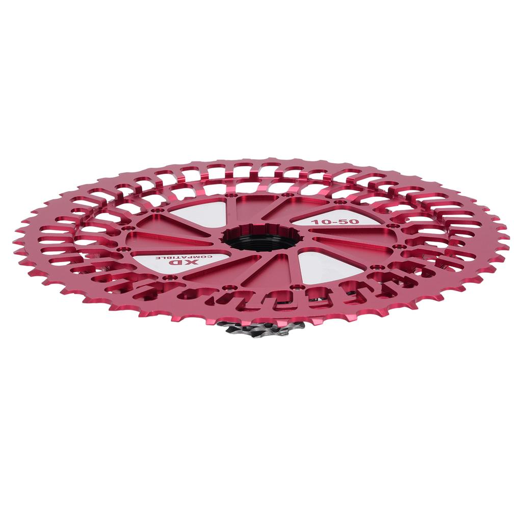 Bike Cassette   Light 10 to 50T 12 Speed CNC Hollow   Cassette Flywheel Replacement for XD Freehub