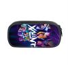 Kpop Demon Hunters Portable Pencil Pouch Nylon Storage Case For Kids And Teens